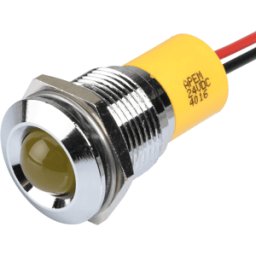 APEM APM Q16P3C Y24E - Lámpara de señalización LED, amarilla, 24 V