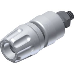 HIRSCHMANN TEST & MEASUREMENT PKI 10A WS - Abrazadera de poste, 4 mm, gris, blanco