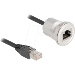 DELOCK 88187 - RJ45 Cat.5e, con conector flexible de cable