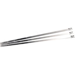 FREI KAB-STAHL 360 - Bridas para cables de acero inoxidable, 360 x 4,5 mm, plata, paq