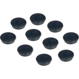 FRANKEN HM3010 - Imanes, 32 mm, negro, 10 unidades
