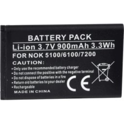 FREI AKKU NOK 18 - Batería de repuesto para Nokia, 108 / C2-05 / X2 / X2-02,