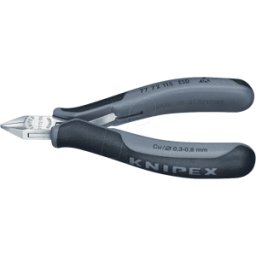 KNIPEX KN 77 72 115 ESD - Alicates de corte diagonal ESD, minicabeza, puntiagudo, 115 mm,