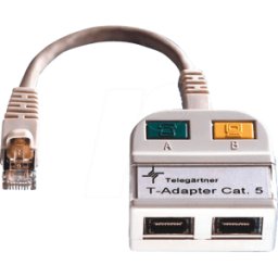 TELEGÄRTNER TG J00029A0013 - T-adaptador, salida a 10Base-T/ISDN