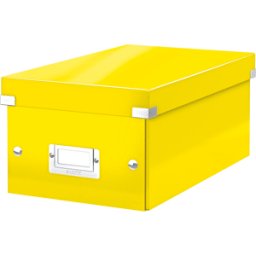 LEITZ 60420016 - Caja de archivos C&S; WOW DVD amarillo