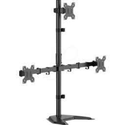 LOGILINK BP0219 - Soporte para monitor, 3 pantallas, 27" - 32", 376 mm, independie