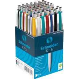 SCHNEIDER 3080 - Bolígrafo - Mina azul - Caja de 50, clasificado por color