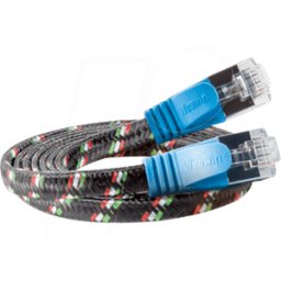 SLIM ST6 3 BL - Cat.6 Cable DELGADO resistente, F/FTP, 3,0 m, azul