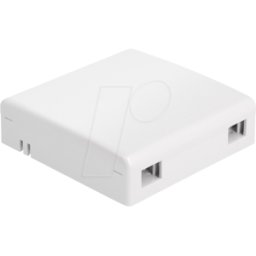 DELOCK 87897 - Toma de conexión LWL para montaje en pared, 2x SC Simplex
