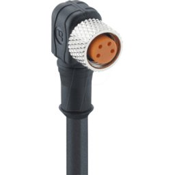LUTRONIC LUT 0805 0 5 - Cable de sensor, M8, 4 polos, KU > extremo abierto, 5 m