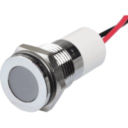 APEM APM Q14F3C W220E - Lámpara de señalización LED, blanca, 220 V,