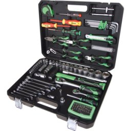 KS TOOLS GMBH COM 512.0107 - COMPETICIÓN 1/4" + 1/2" conjunto de herramientas universa