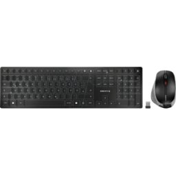 CHERRY JD-9500EU-2 - Combinación de teclado/ratón, Bluetooth/radio, dis