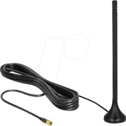 DELOCK 12588 - Antena LTE SMA conector 3 - 5 dBi 12,5 cm rígida omnidire