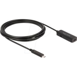 DELOCK 80027 - Cable USB 3.1 activo, clavija C > enchufe C, 3 m