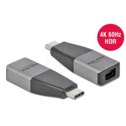 DELOCK 64121 - Adaptador, USB-C > mini DP, 4K 60Hz