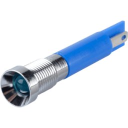 APEM APM Q8R1C B12E - Lámpara de señalización LED, azul, 12 V, 8