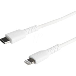 STARTECH.COM ST RUSBCLTMM1MW - Cable de sincronización y carga, USB-C > Lightning, 1 m,