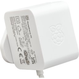 RPI PS 27W WT EU - Raspberry Pi - Fuente de alimentación, 5,1 V, 5,0 A, USB Tipo-C,