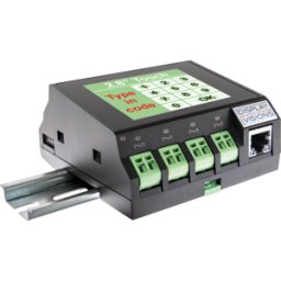 DISPLAY VISIONS EA PLCC28-D8I4R4 - PLC compacto, pantalla IPS táctil de 2,8", 8DI, 4 AI