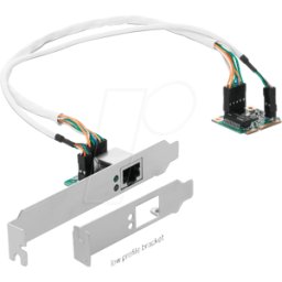 DELOCK 95265 - Tarjeta de red, Mini-PCI, Gigabit Ethernet, 1 RJ45