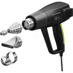 GOOBAY 77823 - Pistola de aire caliente 1500 W / 230 V, stepless 100 a 650 grad