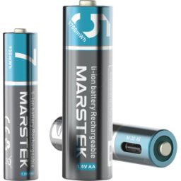 MARSTEK MRST 7018C - Batería recargable de iones de litio, AAA (Micro), 250 mA