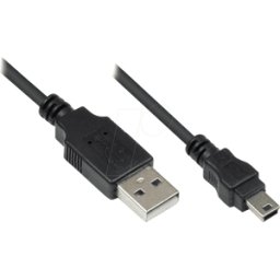 GOOD CONNECTIONS GC 3310-AM5 - Cable USB 2.0, conector macho a macho Mini B, 5 m