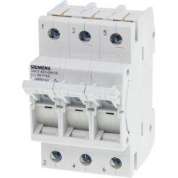 SIEMENS SIE 5SG76310KK16 - MINIZED, fuse switch disconnector, D01, 3-pole, In: 16 A, Un AC: