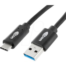 ECON CONNECT ECON U31CA2SW - Cable USB 3.1, conector A macho a C macho, 2 m