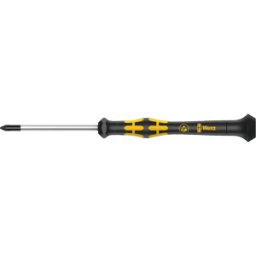 WERA 05030110001 - Destornillador Kraftform Micro, ranura en cruz (PH), 00