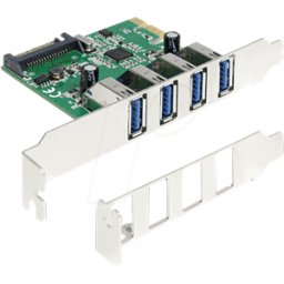 DELOCK 89360 - Tarjeta Delock PCI Express > 4 USB 3.0