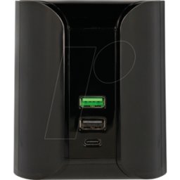 DELOCK 41441 - Cargador USB 5-12 V, 58 W, USB-C+inalámbrico