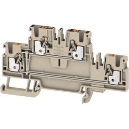WEIDMÜLLER A2T 2.5 VL - Borne de paso Klippon® Connect, serie a beige
