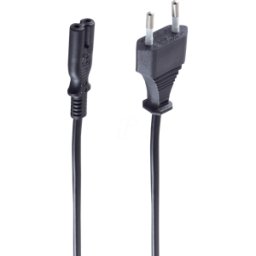 SHIVERPEAKS SHVP BS60002- - Cable de conexión de red, doble ranura, VDE, 1,5m