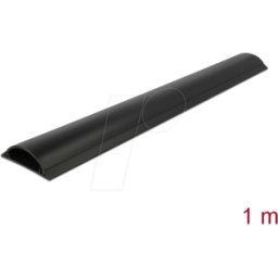DELOCK 20711 - Canal de cables autoadhesivo 70 x 20 mm - longitud 1 m negro