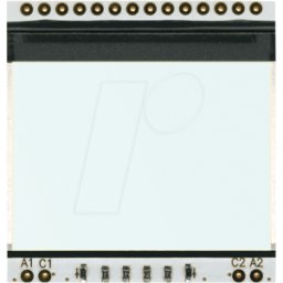 DISPLAY VISIONS EA LED39X41-W - Iluminación LED para EA DOGS102-6, 36 x 26 mm, blanco / azul