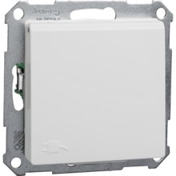 ELSO 265034 - Toma de corriente con tapa abatible Joy blanco puro