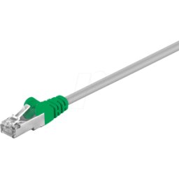 GOOBAY 50189 - 5,0m Cat.5e F/UTP cable de red CRUZADA, CCA, verde