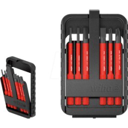 WIHA 43154 - Bit Set slimBit Eléctrico, 6 piezas, TORX