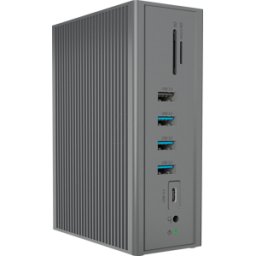 ICYBOX ICY IB-DK2262AC - Estación de acoplamiento/puerto replicador, USB 3,0, orde