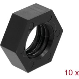 NAVILOCK 12669 - Tuerca para antena GNSS, 15,875 mm, 10 unidades