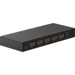 GOOBAY 58490 - Conmutador HDMI 4x1, 4K a 60Hz, 2x audio