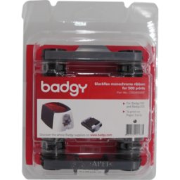 EVOLIS BADGY CBGR0500F - Cartucho de cinta negra para Badgy 100/200, para tarjetas de pap