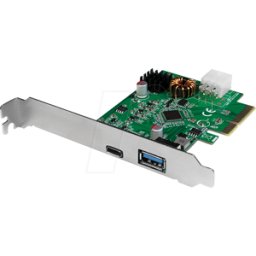 LOGILINK PC0089 - PCIe > 1 USB externo 3.1 tipo C, 1 USB 3.0 tipo a