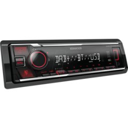 KENWOOD KW KMM-BT408DAB - Receptor digital multimedia con DAB+, Bluetooth, antena parabris