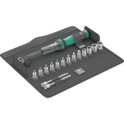 WERA 05004180001 - Llave dinamométrica, juego Torque 1, 16 piezas