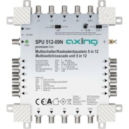 AXING SAT SPU512-09N - Multi-switch, 5 / 12, línea premium