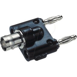 FREI K 123 - Adaptador BNC, conector hembra BNC / conector de 2 polos