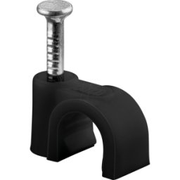 GOOBAY 64679 - Abrazadera de cable de 6 mm negra, caja de 100